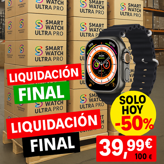 Reloj Inteligente Ultra Pro (+200 Funciones) + 2 Correas GRATIS