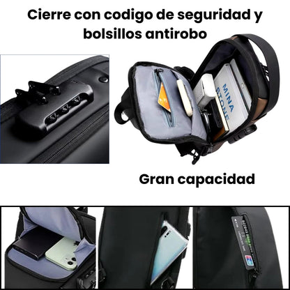 Mochila Antirrobo con USB - SecurityBag