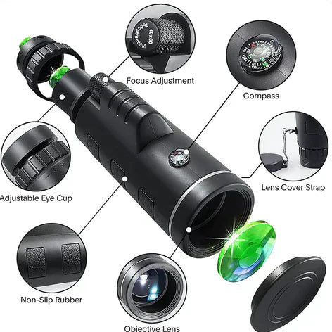 Telescopio Portátil con Visión Nocturna - Lynx Pro