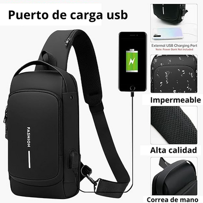 Mochila Antirrobo con USB - SecurityBag